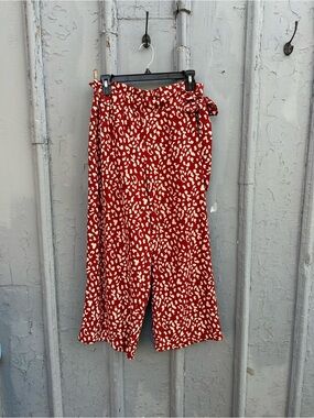 Little Lies Red Leopard Bottoms, size UK 12 (US8)